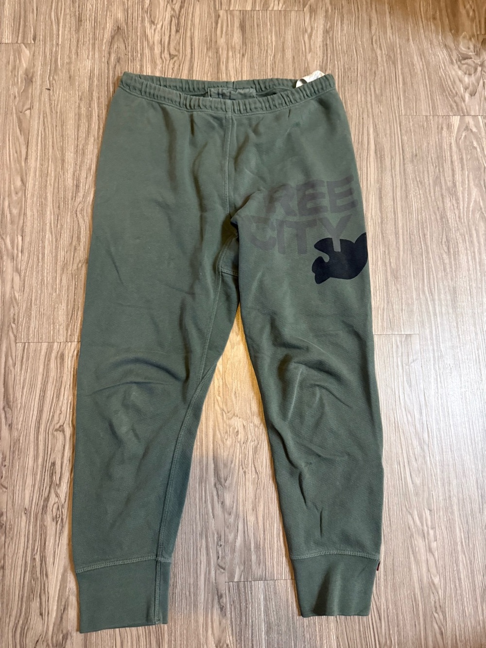 Freecity Los Angeles 3/4 Sweatpants Green Extra Small